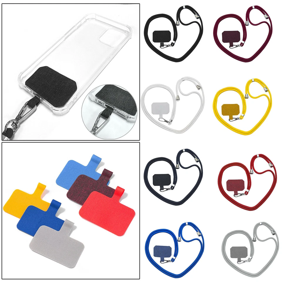 Universal Cell Phone Lanyard Adjustable Crossbody Neck Strap For iPhone Samsung - Image 2 of 4