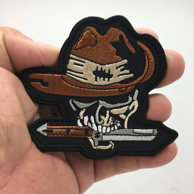 Ranger Boonie Hat Skull Hook and Loop Tactical Morale Patch FREE USA ...