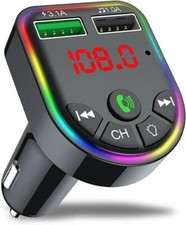 Wireless Car Bluetooth FM Transmitter MP3 Audio USB Charger Adapter Handsfree