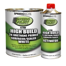 Super Fill High Build 2K Urethane Primer WHITE Gallon Kit, SS-2790W/SS-2790A