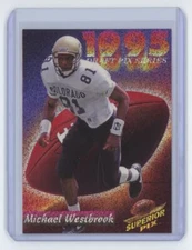 1995 Superior Pix Michael Westbrook Football Card #1