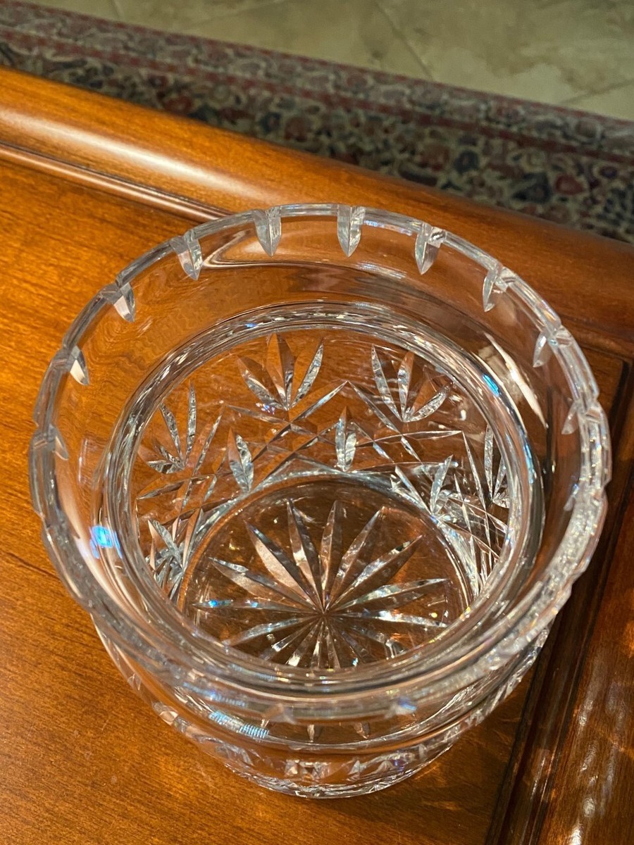 ビスケットバレル（ウオーターフォード） WATERFORD CRYSTAL Biscuit Barrel w/ Lid Vertical Diamond Cut