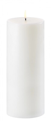 Piffany Uyuni LED Kerze Pillar Stumpenkerzen Ø 10.1 cm Nordic White Licht