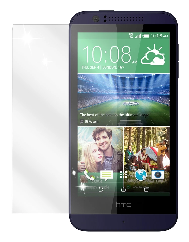 6x Protector Pantalla para Ecultor HTC Desire 510 Protector Cristal Transparente Foto 2 de 4