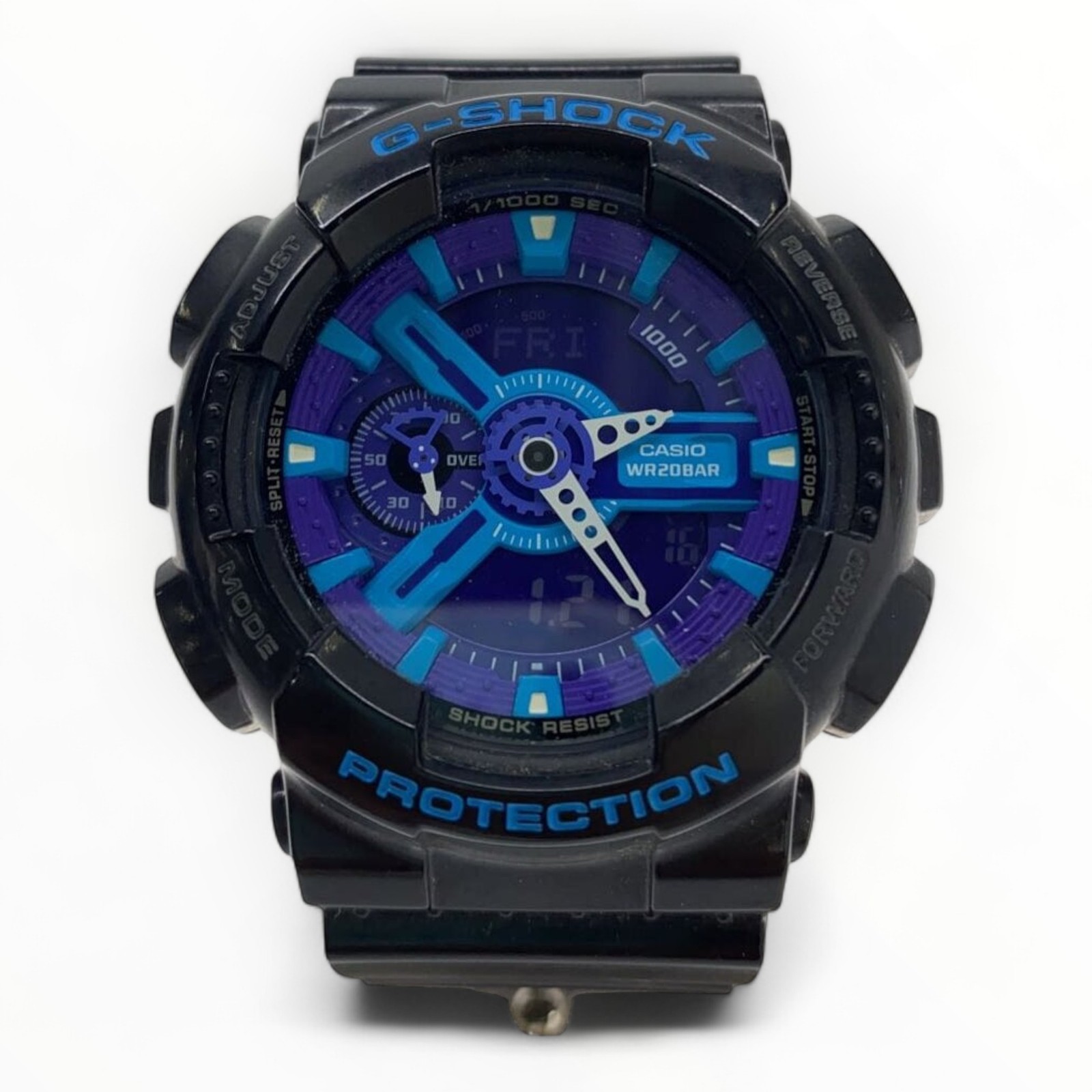 Casio Ana-Digi Quartz Watch for Men in Purple & Black - 2.17