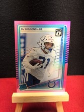 2025 Panini Donruss Optic Pink Prizm Rated Rookie #364 DJ Giddens