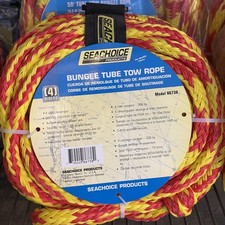 SEACHOICE 86738 4-Rider Bungee Tube Tow Rope, 50'