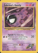 Sabrina's Gastly - 93/132 - Unlimited - LP - Gym Heroes - Ken Sugimori on eBay