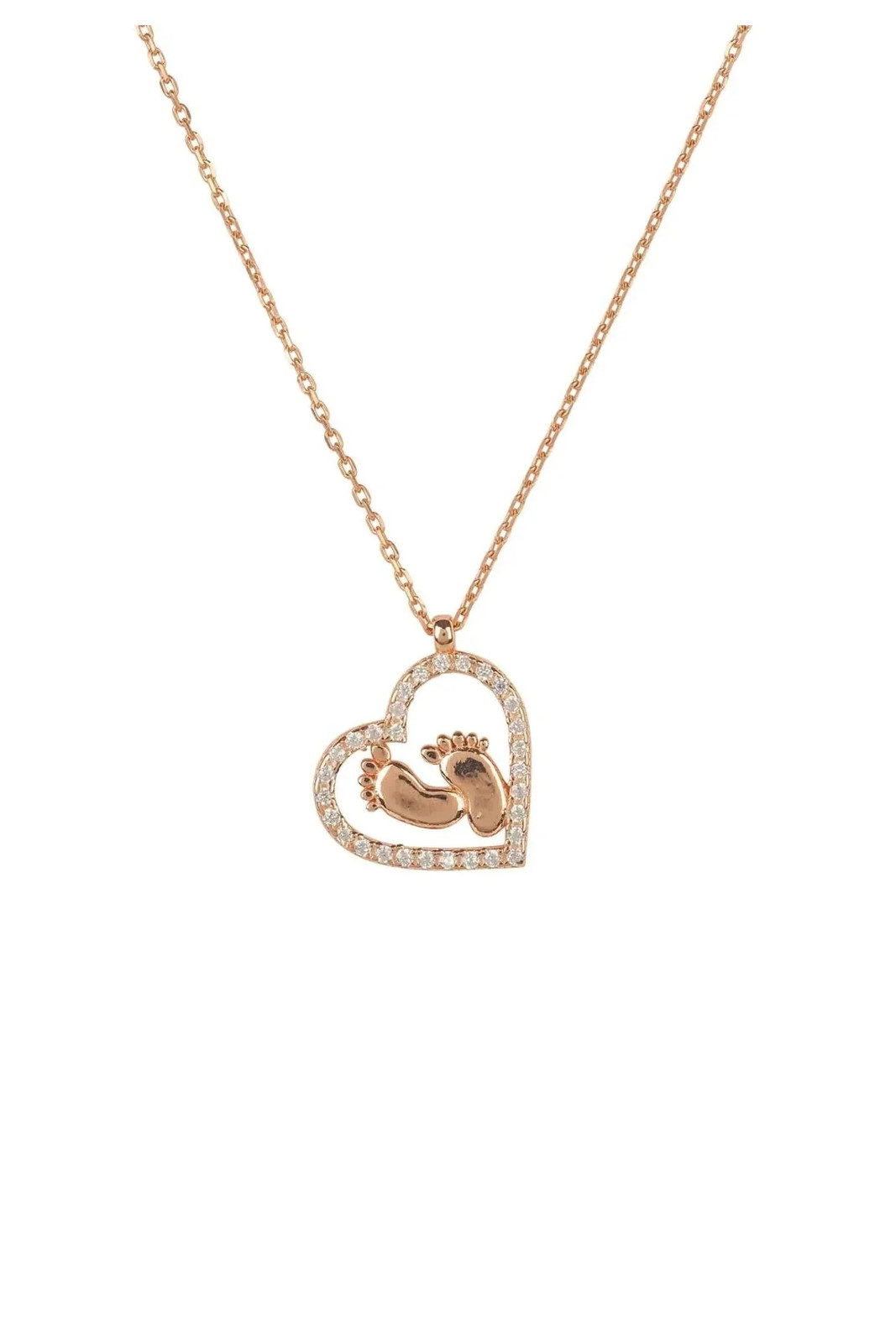 Corazón Mamá Collar con Colgante Oro Rosa Madre Regalo Cumpleaños Dije Plata 925