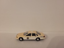Modellautos 1:87 Chevrolet Caprice "Police" in weiß von Busch