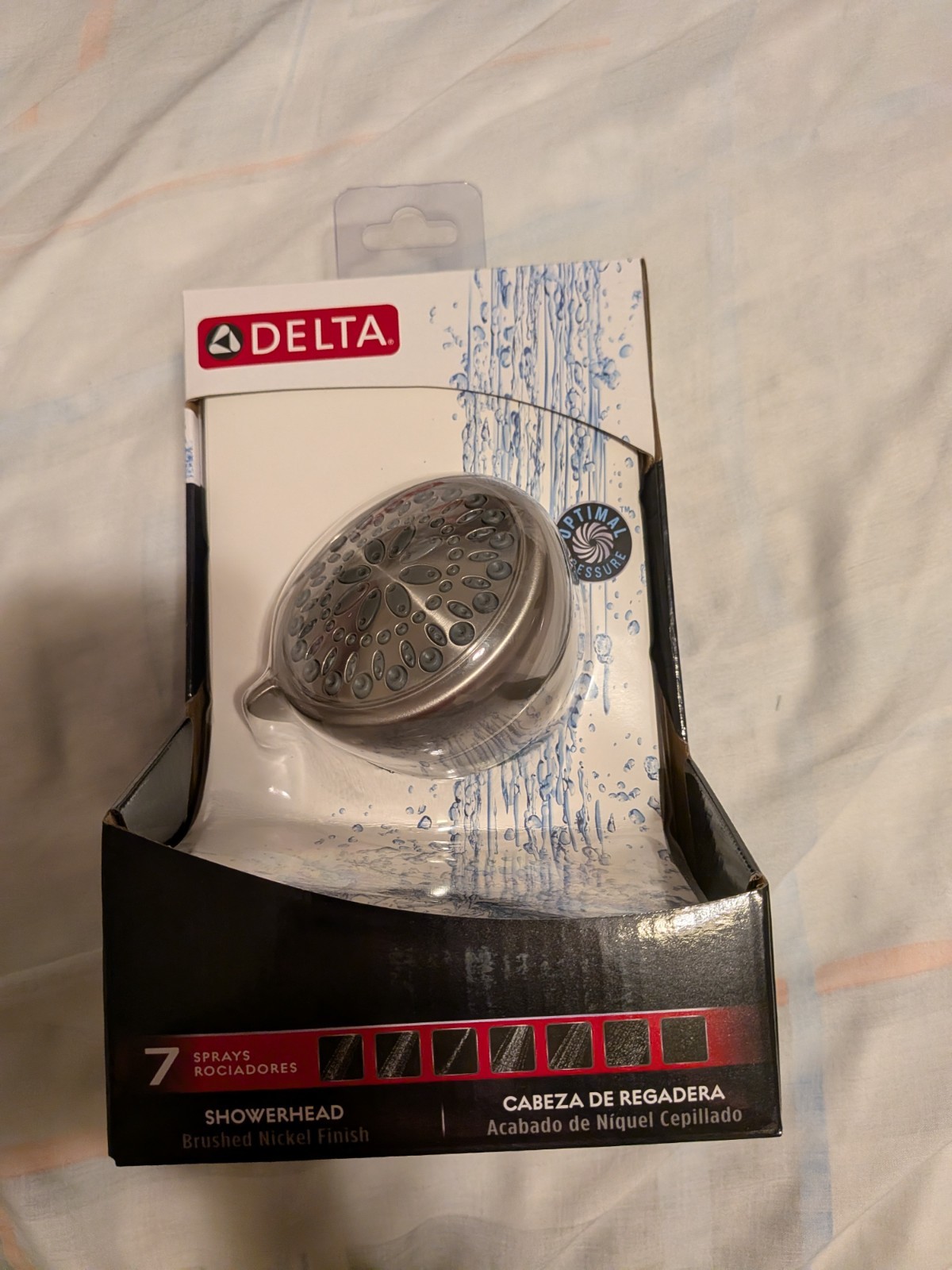 Delta 7-Spray 1.75 GPM 3.38 in. Wall Mount Handheld Shower H