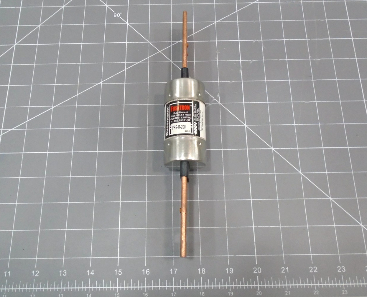 NEW Buss FRS-R-200 Fuse 200 Amp 600 Volt AC 300 V DC Class RK5 Fusetron Cooper