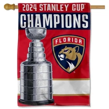 Florida Panthers 2024 Stanley Cup Champions House Banner Flag
