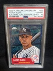 2022 TOPPS CHROME PLATINUM AARON JUDGE WHITE BLUE REFRACTOR PSA GEM 10 5/199 🔥