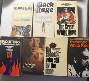 Lot Of 7 Vtg 1970s Classic Black Literature Paperback Books See Descrip 4 Titles