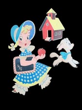 Mother Goose 1950's Mary Had A Little Lamb Dolly Toy Pin Ups Vintage