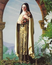 Lot of 24 St Therese of Lisieux Poster 10" Catholic Image Print Saint