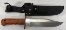 Winchester Bowie style Knife/ Sheath / 8-1/2" Blade Overall 14"