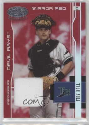 2003 Leaf Certified Materials Mirror Red Materials 52/250 Toby Hall #182 0v1