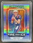 2024 Panini Obsidian Drake Maye Fire and Ice RC Silver Rookie #/99 Patriots