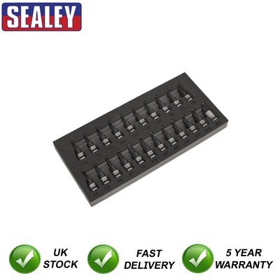 Sealey Premier schwarz TRX-Star*/Sechskant/Spline Steckschlüssel-Bit-Set 3/8'' Vierkant 22-teilig