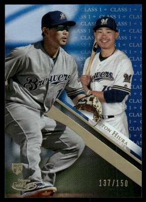 2019 Topps Gold Label Class 1 Blue #53 Keston Hiura /150 - BB