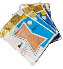 Vintage 1960s Beautiful Stockings Lot of 3 Seamless Nylons Sz 10 RN 1590 NOS