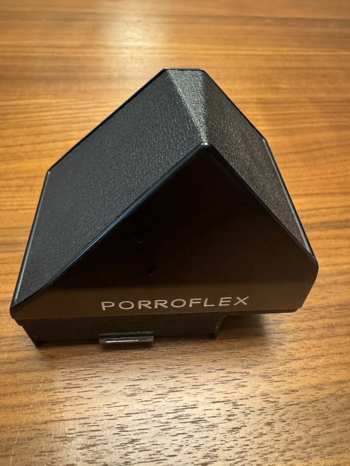 Buscador de prisma vintage Nippon Kogaku Porroflex para Rollei Rolleiflex TLR con estuche Foto 3 de 4
