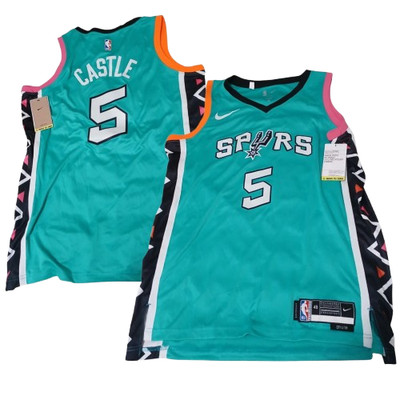 Stephon #5 Castle City 2024-25 MEN Stitched Jersey Green/Black