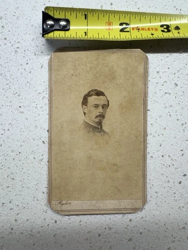 CDV Civil War Soldier PHOTO 1800s Old Antique Ohio Vintage Photo