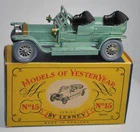 LESNEY MATCHBOX YESTERYEAR - Y15 ROLLS ROYCE - GREY TYRES + RED REAR LAMPMINTY