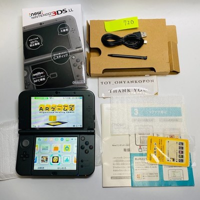 [LCD RANK S] New Nintendo 3DS XL LL Metallic Schwarz Konsole Box Japanisch 720