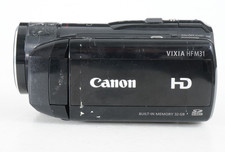 -CANON VIXIA HF M31 FULL HD 1080P AVCHD 32GB HD CAMCORDER FOR PARTS/AS-IS 1930 