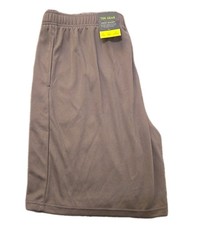 NEW Tek Gear Basketball Shorts Mens XL Gray Dry Tek Moisture Wicking Athletic