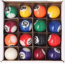 Set Mini Biliardo Americano Con 16 Palline Da 25Mm Palline in Resina per Tavolo 