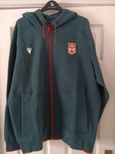 Sweat à capuche zippé de voyage Wrexham AFC Macron neuf avec étiquette taille XXL saison actuelle 25/26