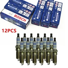 12X Platinum Spark Plugs FR8DPP33 7422 For Mercedes-Benz C320 C240 E320 BOSCH