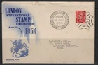 GB GVI 1950 International Stamp Exhibition First Day Cover With Black MX