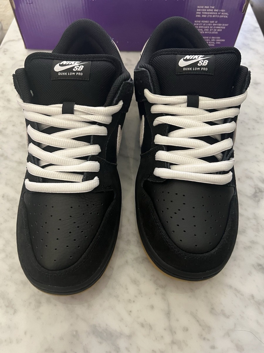 Size 9.5 - Nike SB Dunk Low Pro “Black White Gum” *BRAND NEW