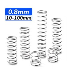 0.8mm Wire Compression Spring 7-11mm Diameter  10-100mm Length Pressure Small