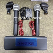 US BLX288/PG58 Handheld Wireless Microphone System Come with 2 Microphone New