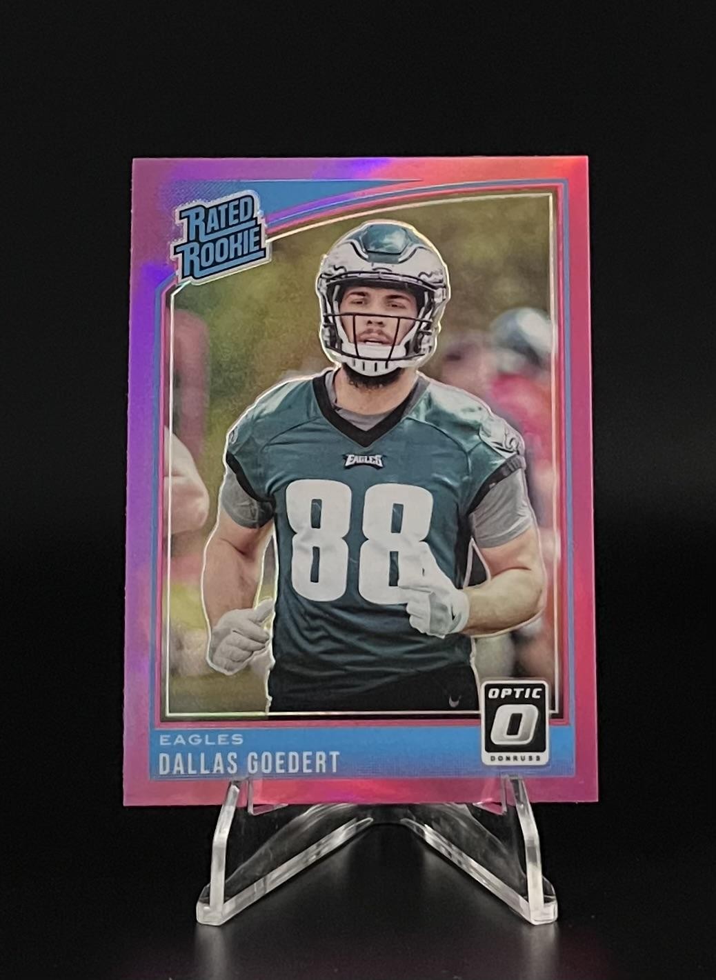 Dallas Goedert Panini Donruss Optic #197 Pink