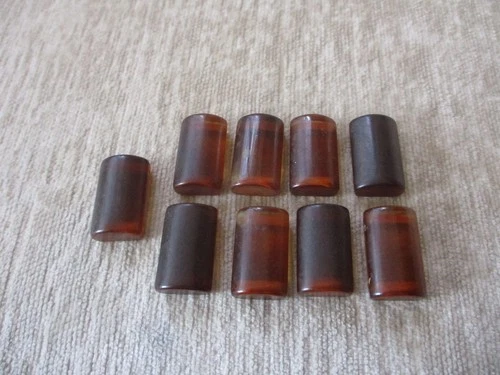 9 Vintage Amber Pieces for Bracelet or Other Jewelry ? Bakelite