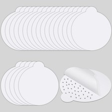 48 Pack 4.3 Inches Round Insect Trap Refillable Glue Boards Inch, white