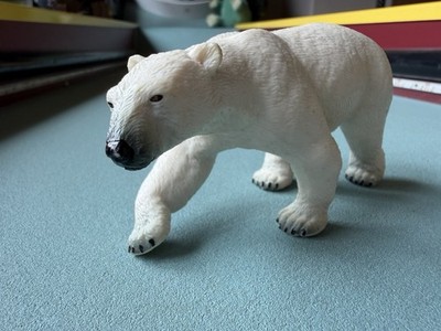 Papo Walking Adult Polar Bear Figure 50142 Arctic Wildlife 2013 Toy Figurine