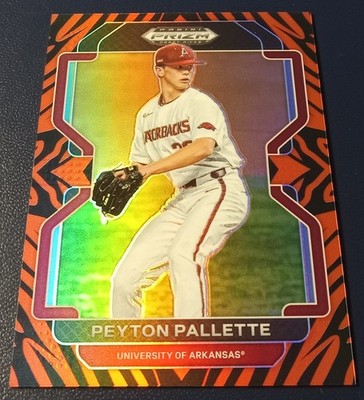 2022 Panini Draft Picks #PDP62 Peyton Pallette Tiger Stripes Rookie RC 62/99 MT
