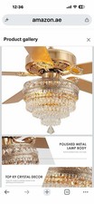 Ceiling Fans With Lights Model Noa5003-62 Brushed Nickel With Remote New