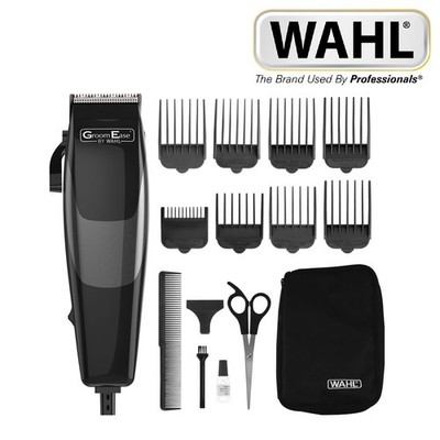 Neu Wahl GroomEase 15-teiliges Sure Cut Haarschneideset schwarz 79449-417 UK