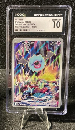 Woobat graded CGC 10 for sale on eBay