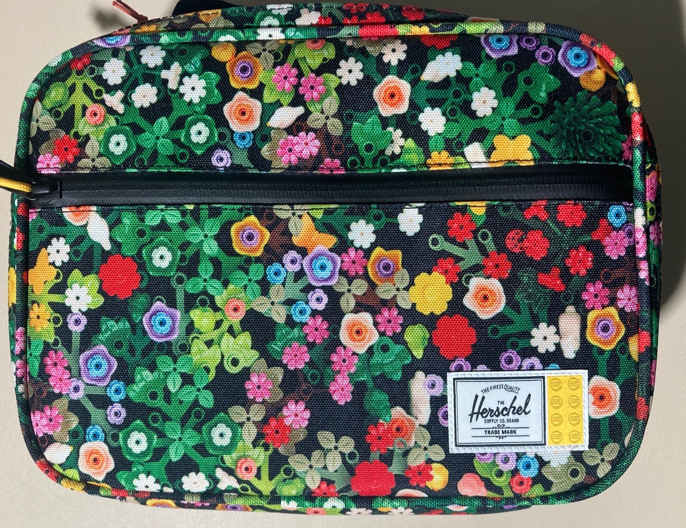 Herschel Supply Co. LEGO Pop Quiz Lunch Box- Garden Floral Print NWT